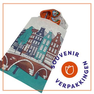 Souvenir Inpakzak 21 x 30cm(A4)  'Gracht'