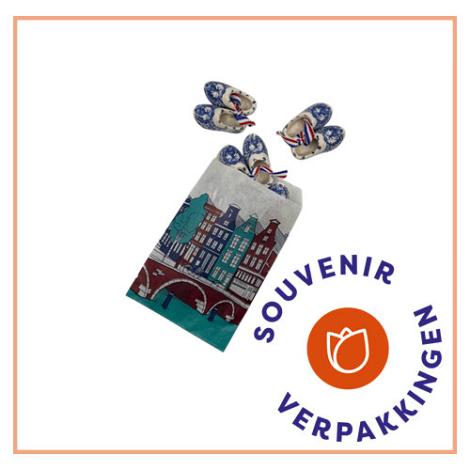 Souvenir inpakzakje 10 x 16cm 'Gracht'